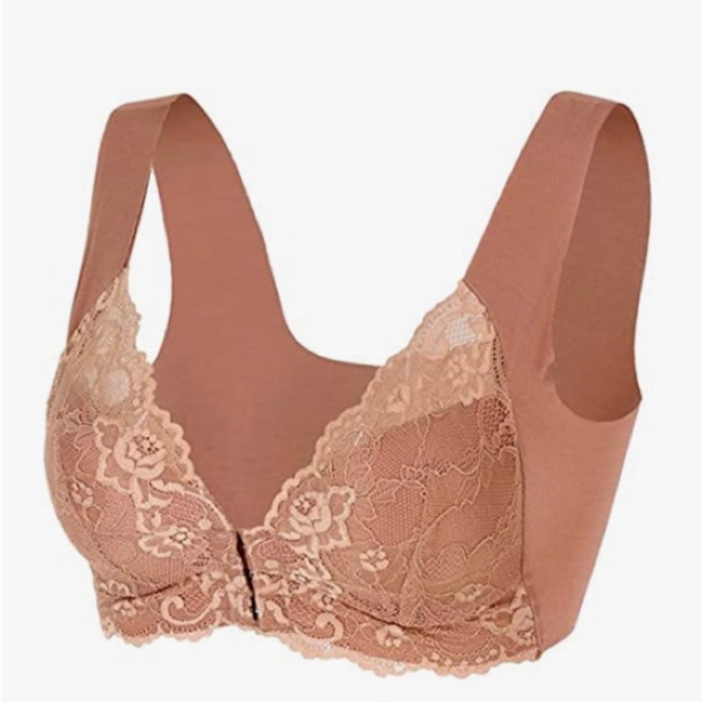 Soft front close bra